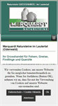 Mobile Screenshot of marquardt-natursteine.de