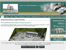 Tablet Screenshot of marquardt-natursteine.de